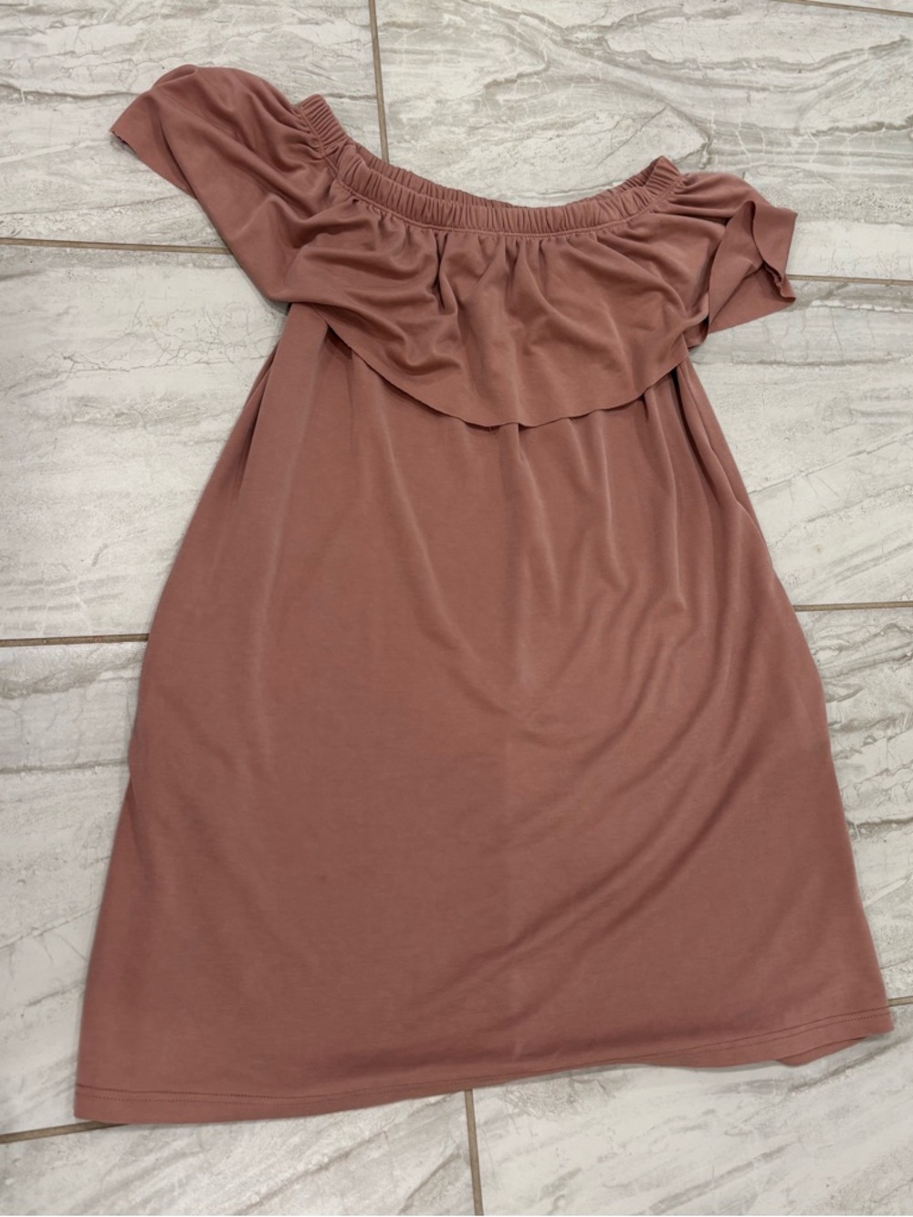 Standard (People's Project LA) Mauve Pink Elastic Waist Skirt